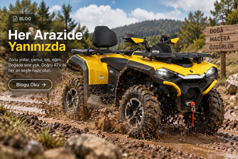 Türkiye İçin Geliştirilen Yeni RA7: 550 CC 4x4 Touring ATV ile Tanışın