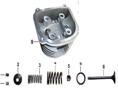 Silindir Kafası Komple (125 CC SCT)